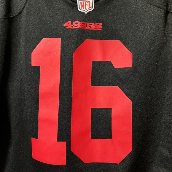 🖤 Nike Black 49ers Montana Jersey #16 L 🖤 - Picture 5 of 10